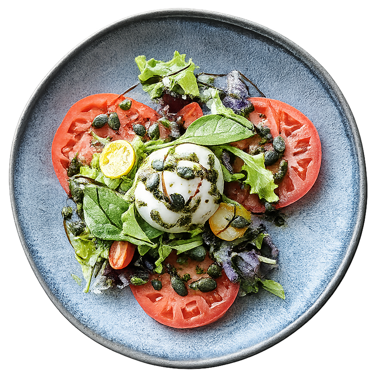 Burrata with Pink Tomato